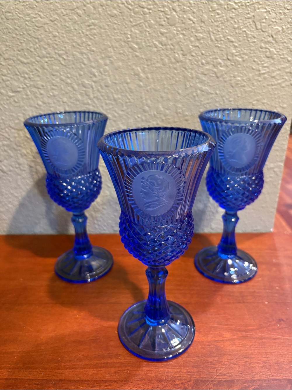 Avon Vintage Fostoria George & Martha Washington Goblets